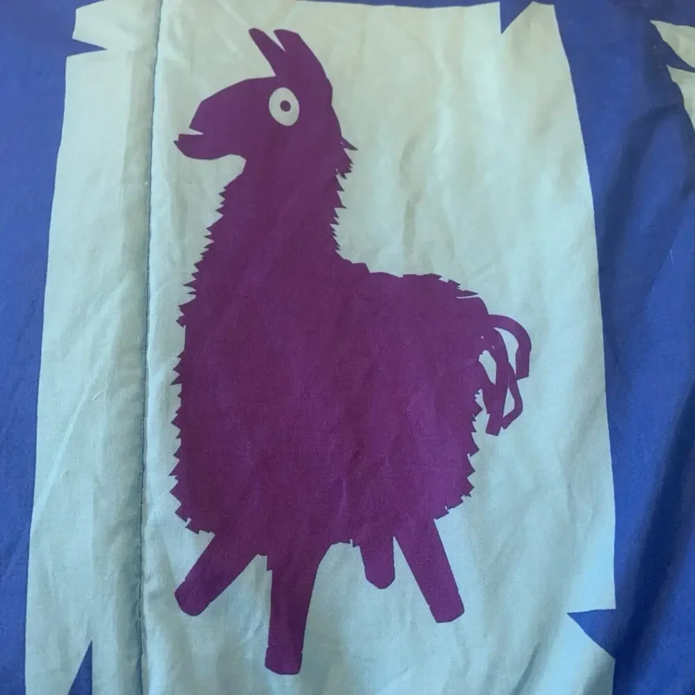 Fortnite Boogie Down Emote Full/ Queen (72 x 86) Comforter Reversible Ombre